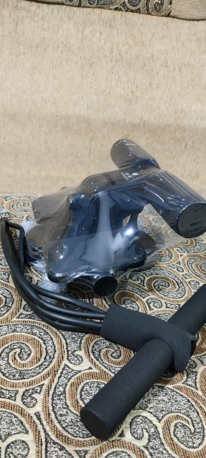 3-in-1 Ab & Core Muscle Exerciser Fitness Device | Portable Sit-Up Equipment with Suction Cup Anchor & Resistance Band