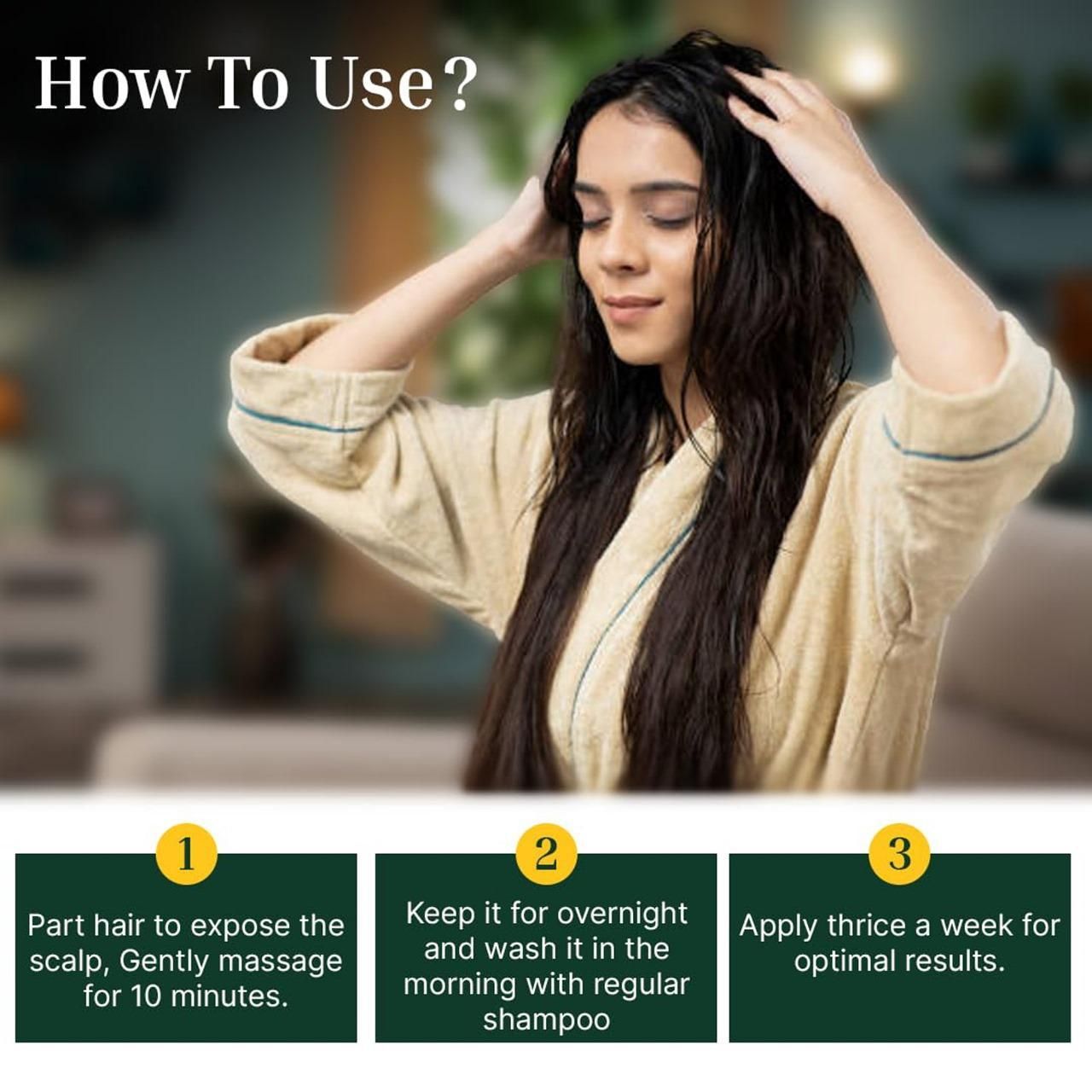 Rahaasa Adivasi Herbal Hair Oil (200ml, Pack of 2) | Hair Growth, Dandruff Control & Damage Repair