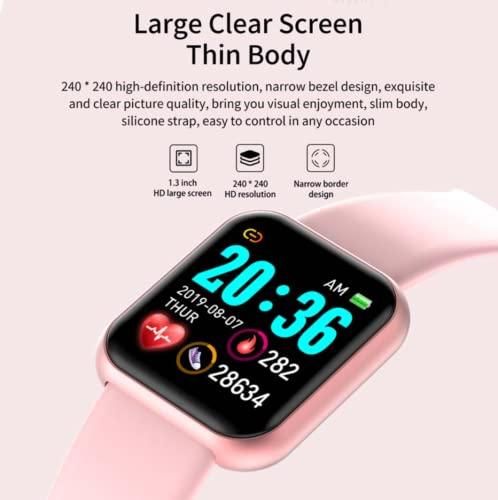 D20 Bluetooth Smart Watch | Fitness Tracker with Call & Message Notifications