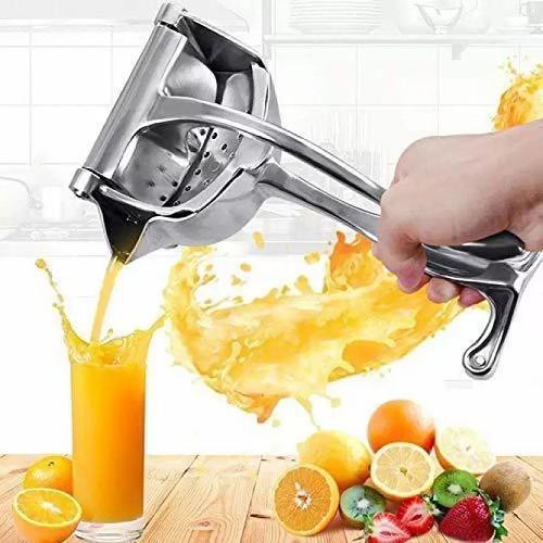 Manual Fruit Press Aluminum Juicer Squeezer | Heavy-Duty Handheld Lemon & Citrus Extractor (450g)