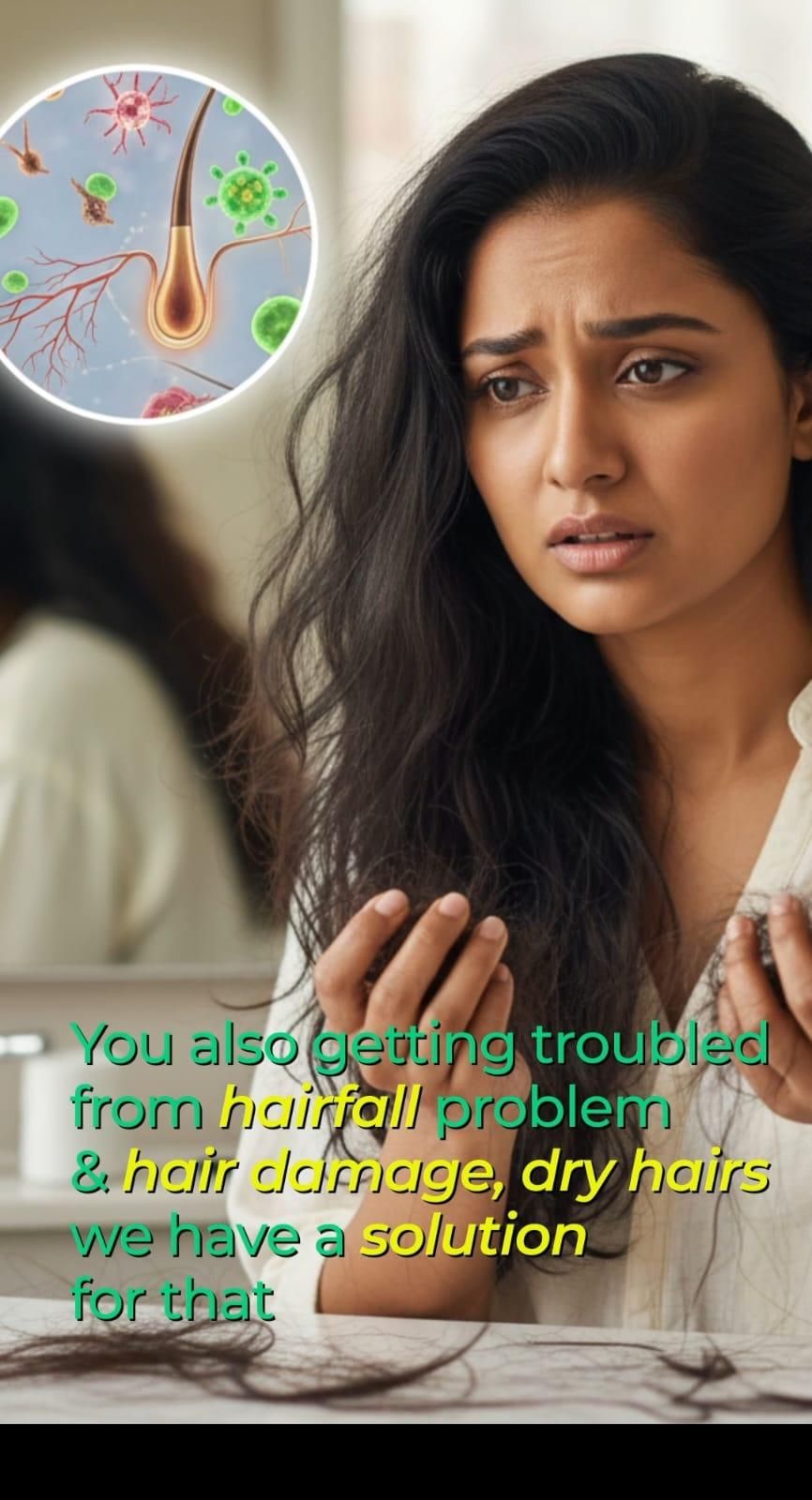 Globus Ayurvedic Anti Hair Fall Serum – Damage Control (Pack of 2)