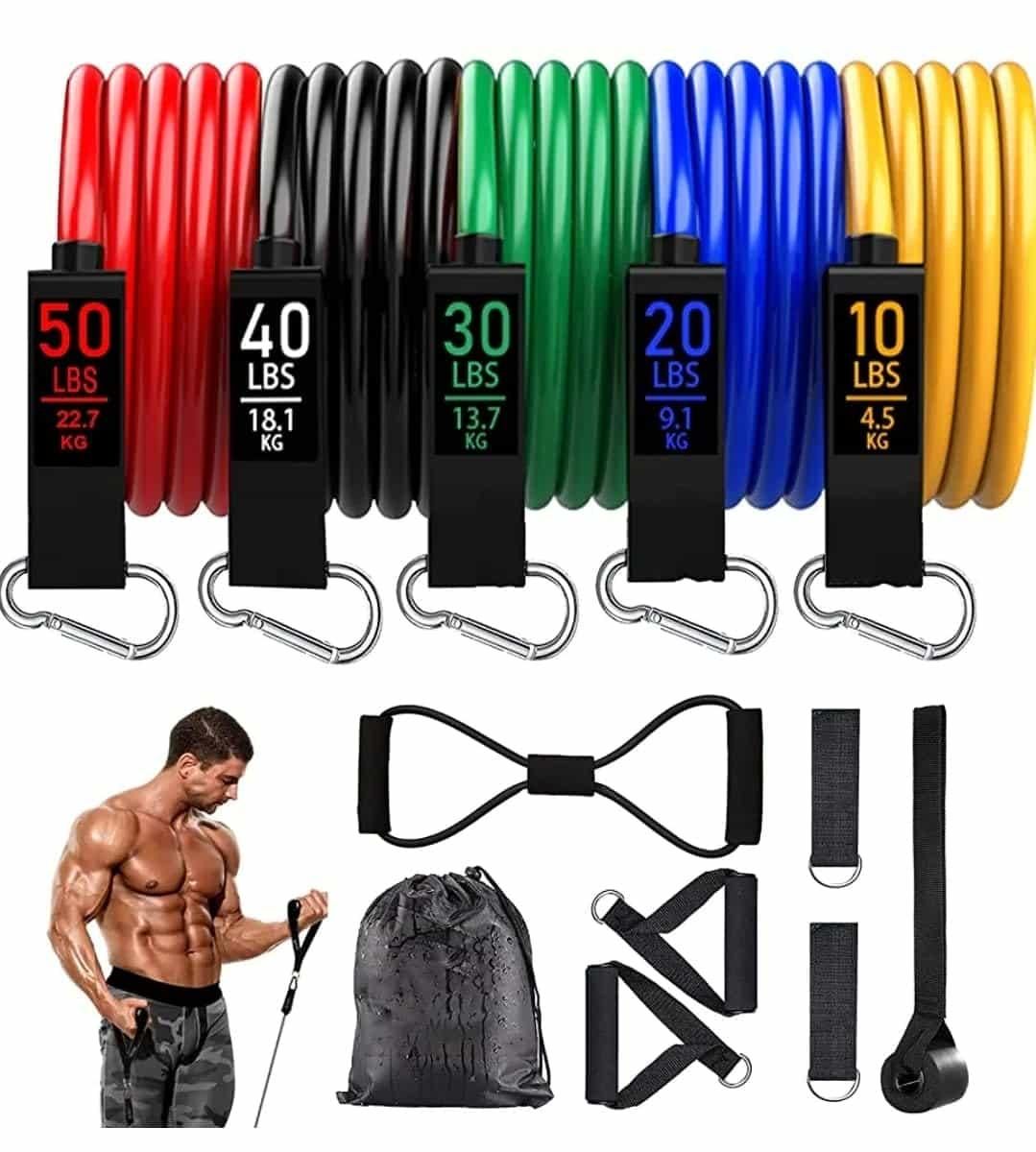 Professional Heavy-Duty Resistance Band Set | Ideal for International Athletes, Strength Training & Workout