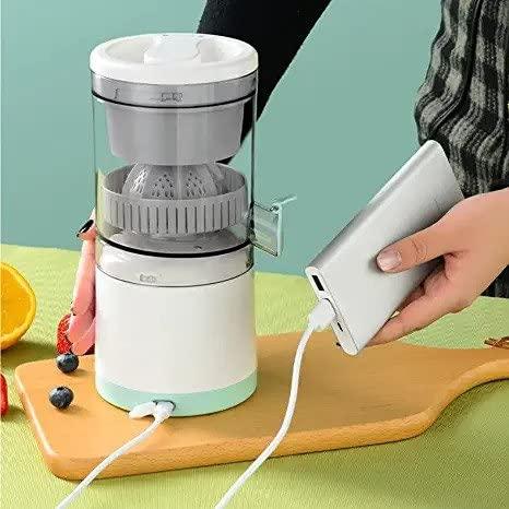 Portable USB-C Rechargeable Electric Citrus Juicer (45W) | Wireless, High-Efficiency Orange Squeezer