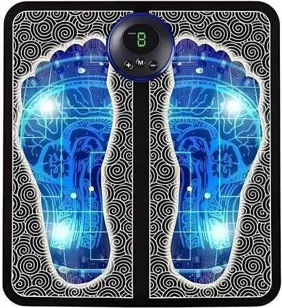 Electronic Muscle Stimulator (EMS) Foot Massager Mat | USB Rechargeable Feet Massage Machine (Portable)