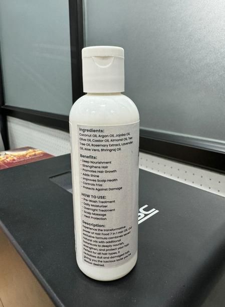 Havelyn Hair Food Oil (2x100ml) | 7 Oils, 30+ Herbs for Hair Growth, Damage Repair & Dandruff Control