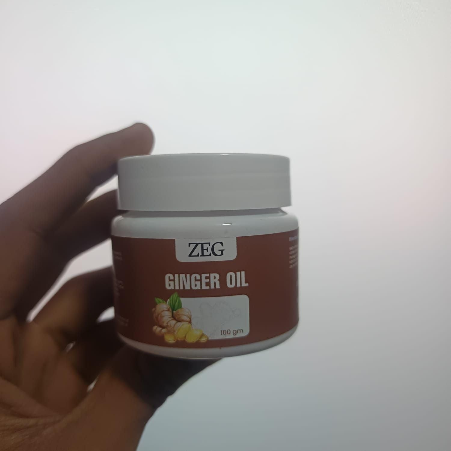 ZEG 100% Natural GINGER OIL 100GM (Pack of 2) | Body, Skin Massage & Hair Nourishment