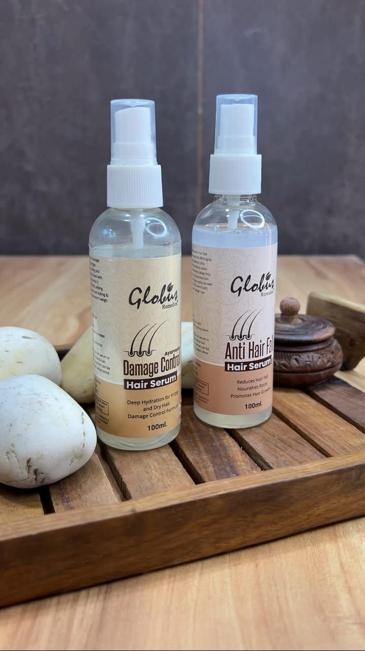 Globus Ayurvedic Anti Hair Fall Serum – Damage Control (Pack of 2)