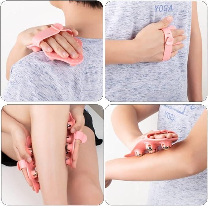 Anti-Cellulite Body Massage Glove with Rolling Ball | Muscle Pain Relief & Deep Relaxation Tool