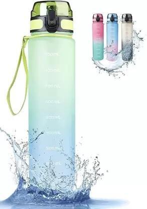 1000ML Sport Print Water Bottle | Large Capacity Gym & Outdoor Hydration Bottle (BPA-Free Plastic)