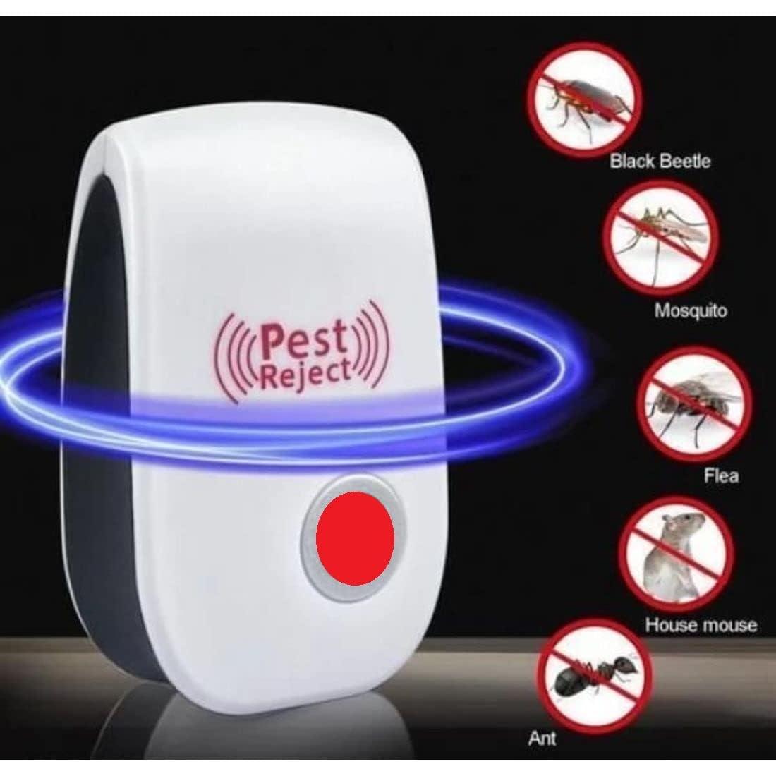 Ultrasonic Pest Repeller (2-Pack) | Electronic Plug-In for Mosquitoes, Cockroaches, Mice & Home Pests