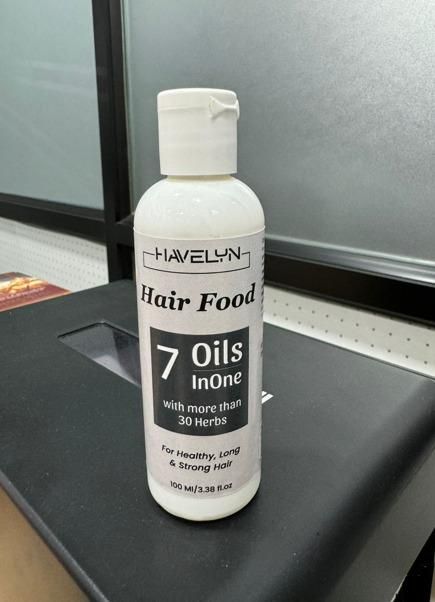 Havelyn Hair Food Oil (2x100ml) | 7 Oils, 30+ Herbs for Hair Growth, Damage Repair & Dandruff Control