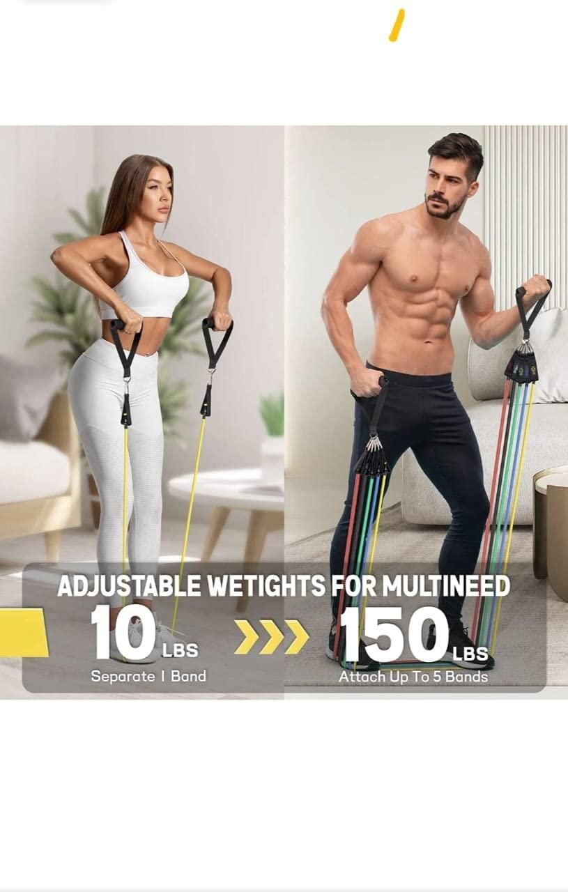 Professional Heavy-Duty Resistance Band Set | Ideal for International Athletes, Strength Training & Workout