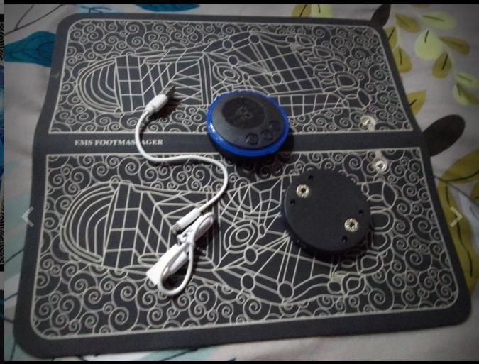 Electronic Muscle Stimulator (EMS) Foot Massager Mat | USB Rechargeable Feet Massage Machine (Portable)