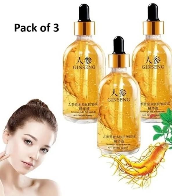 Ginseng Gold Polypeptide Anti-Ageing Serum (3x100ml) | Collagen & Hyaluronic Acid